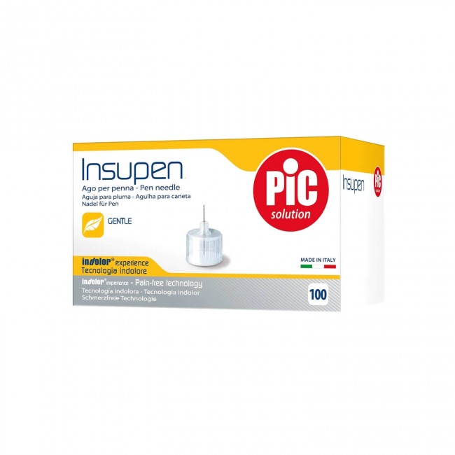 Pen needles (Insupen - PIC Solution Italy) - 100 pcs. (1 box)